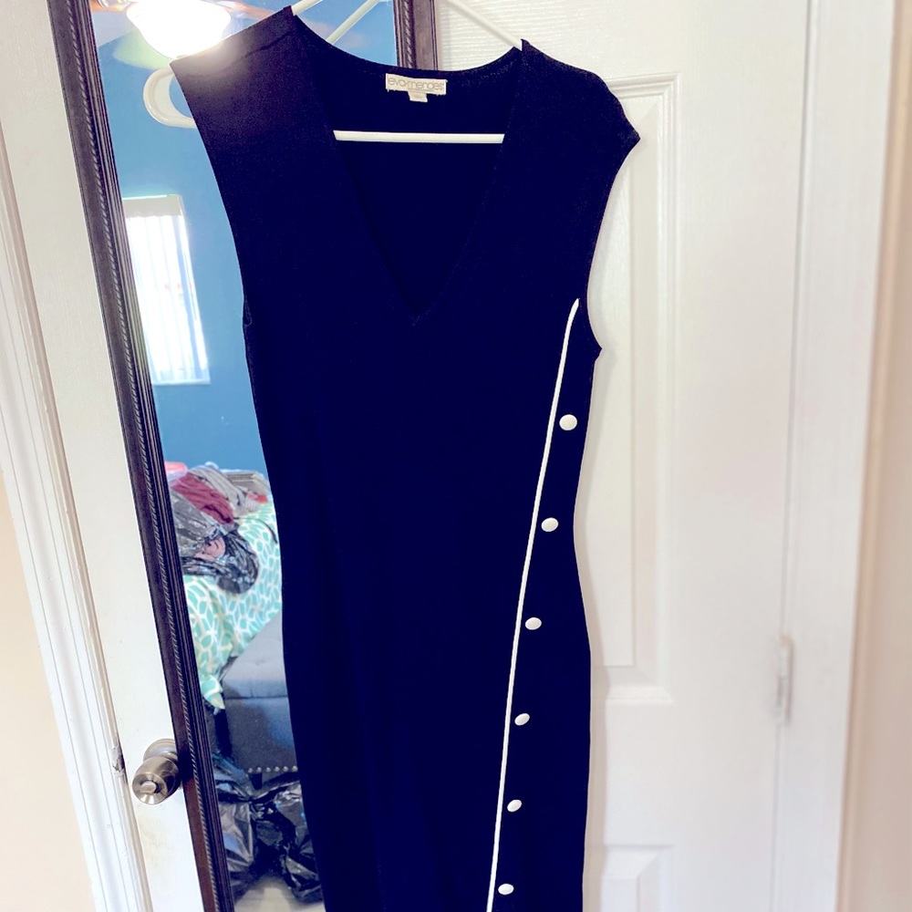 Black Eva mendes dress